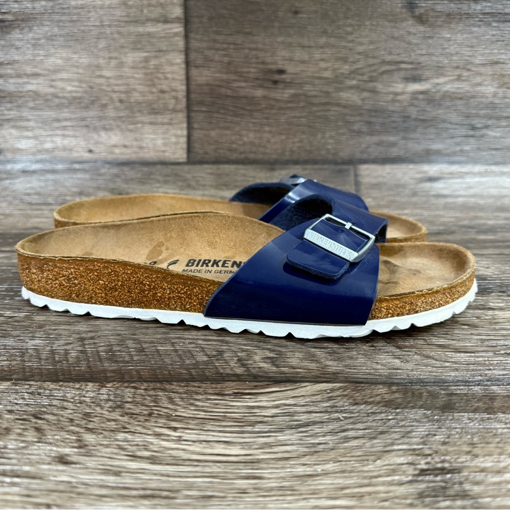Birkenstock Madrid Birko-flor Patent Leather Sz EU 39 - Picture 3 of 7